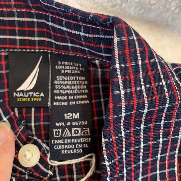 NWOT NAUTICA 3 PIECE SET SIZE 12 MONTHS - Picture 12 of 14